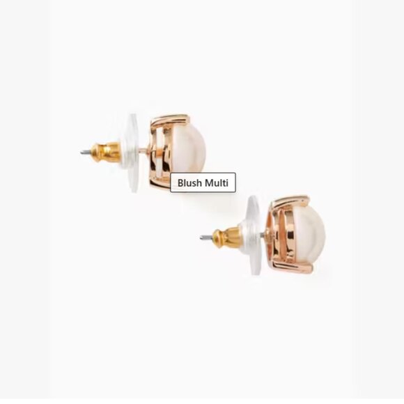 kate spade Rise And Shine Pearl Studs NWT - Picture 3 of 3